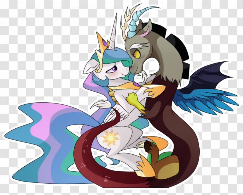 Princess Luna Celestia Fluttershy Illustration Digital Art - Cartoon - Discord IÃ§in Emojiler Transparent PNG