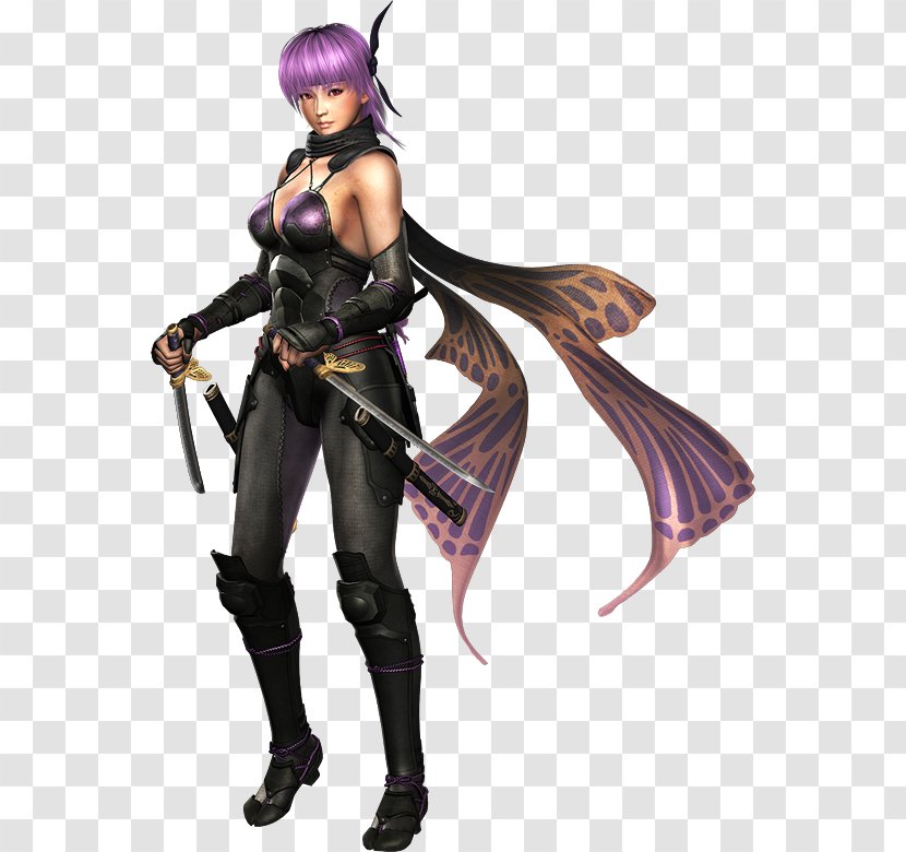 Ninja Gaiden 3: Razor's Edge Ayane Black - Watercolor Transparent PNG