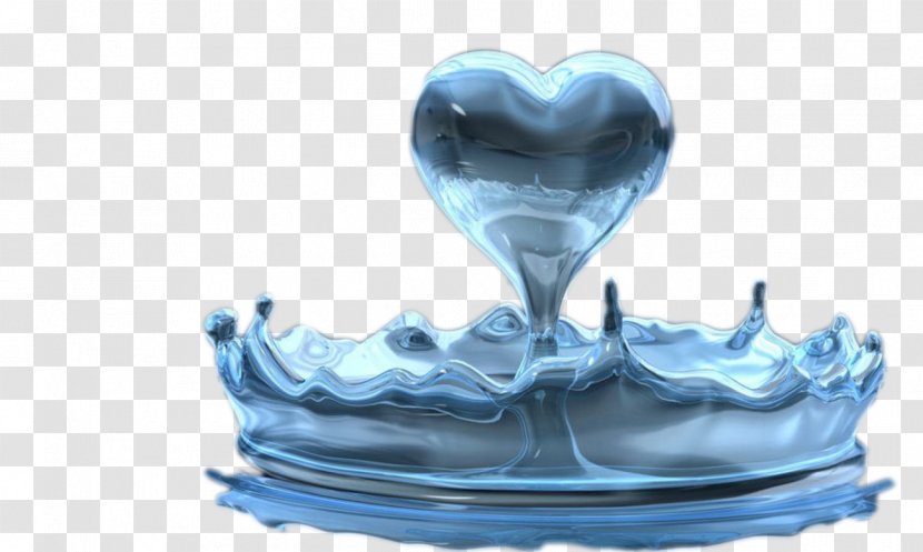 Quran Allah Salah Islam Love - Watercolor - Heart-shaped Water Droplets Transparent PNG