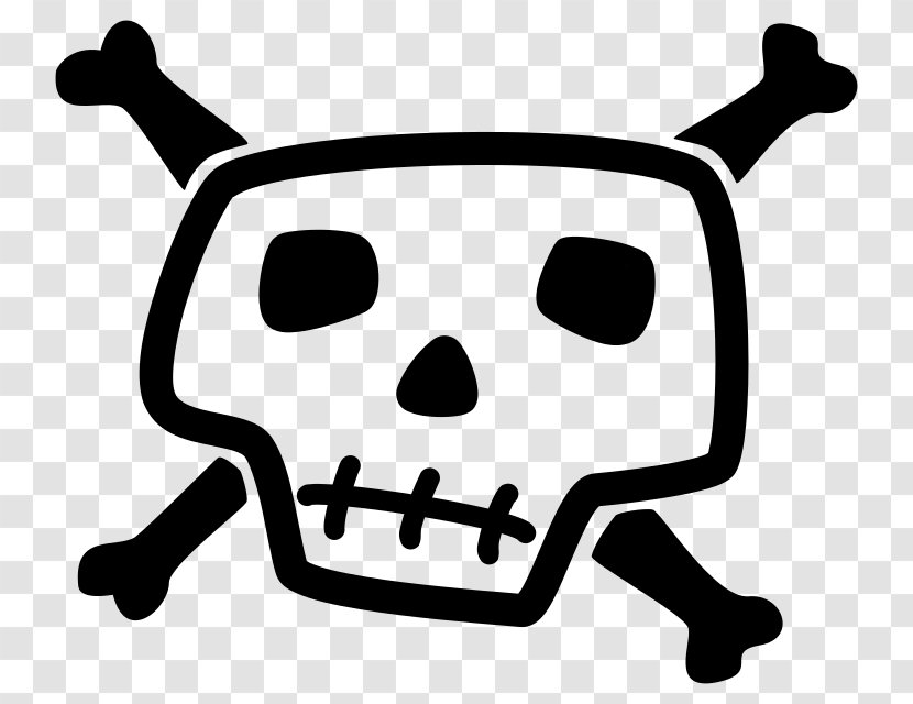 Skull And Crossbones Bones Clip Art Transparent PNG