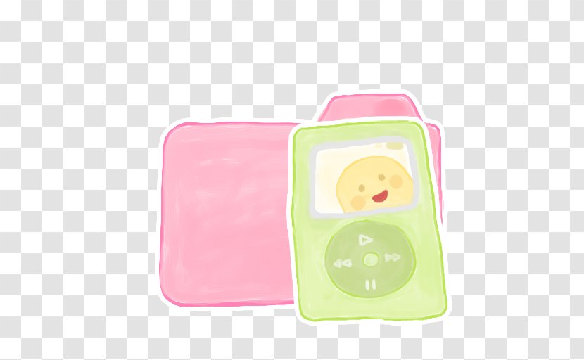 Pink Material Baby Products - Rectangle - Folder Candy IPod Transparent PNG