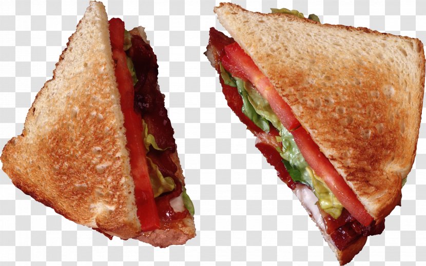 Hamburger Bacon Sandwich BLT - Image Transparent PNG