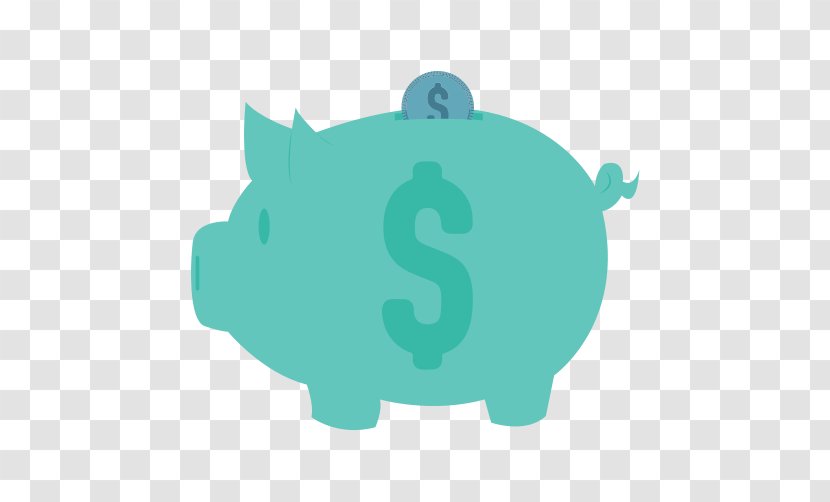 Desktop Wallpaper Turquoise Piggy Bank Transparent PNG