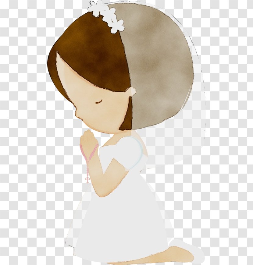 Girl Cartoon - Dress - Hair Accessory Headpiece Transparent PNG