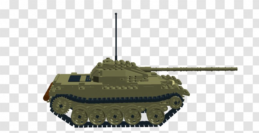 Churchill Tank Self-propelled Artillery Gun Turret - Vehicle - Lego Tanks Transparent PNG