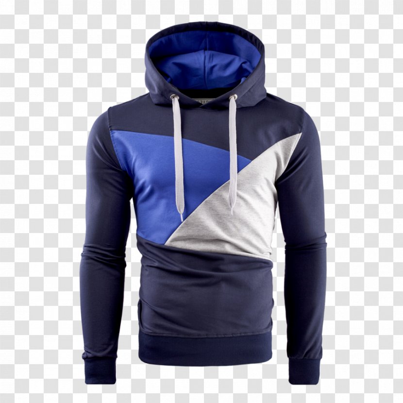 Hoodie Bluza Sleeve - Electric Blue - Strontium90 Transparent PNG