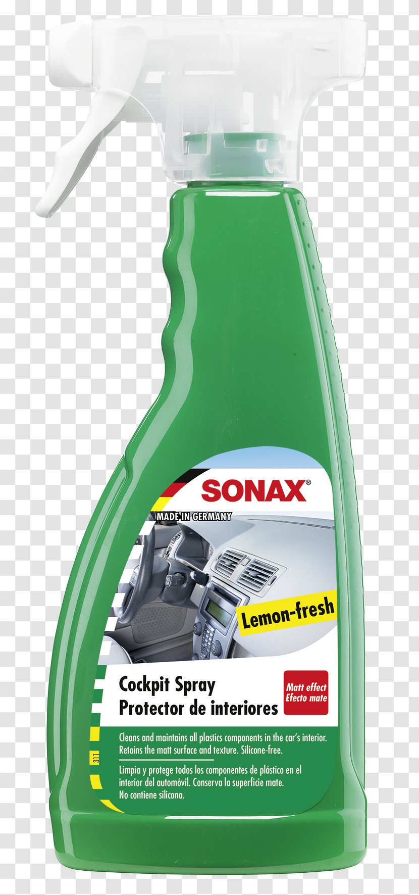Sonax Car Cleaning Aerosol Spray Transparent PNG