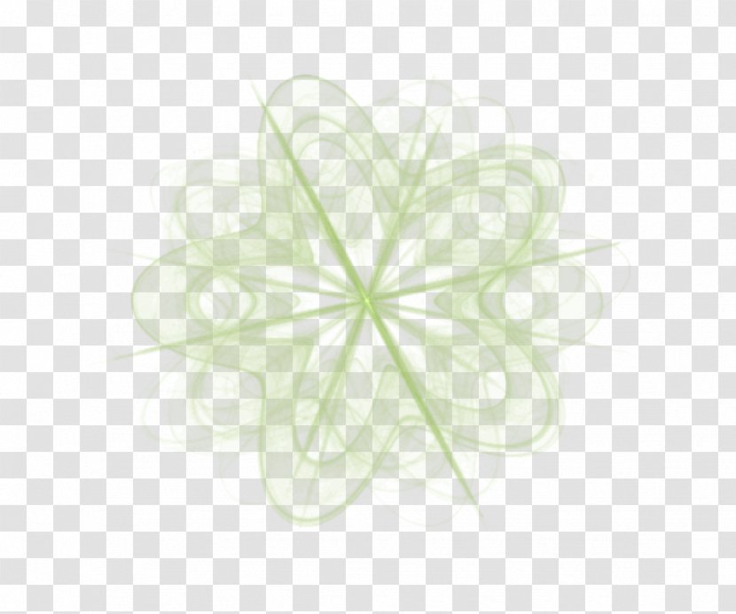 Green Leaf Background - Flower Symbol Transparent PNG