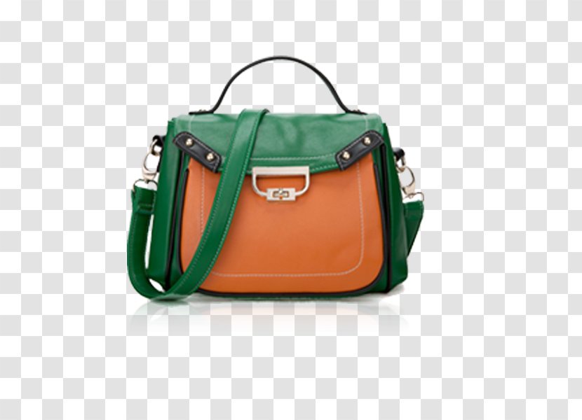 Handbag T-shirt Leather Designer - Bag - England Hit Color Fashion Handbags Shoulder Portable Transparent PNG