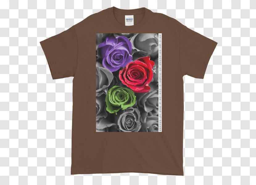 Long-sleeved T-shirt Crew Neck - Rose Transparent PNG