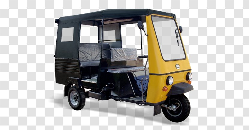Auto Rickshaw Car Van Piaggio Ape - Wheel Transparent PNG