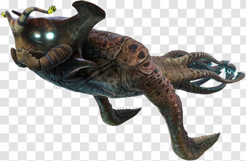 Subnautica Leviathan Sea Monster Dragon - Reptile - BABY SHARK Transparent PNG