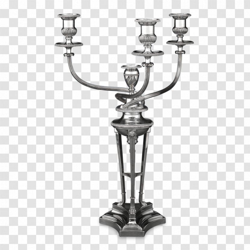 Antique Sheffield Plate Sterling Silver - Candlestick Transparent PNG