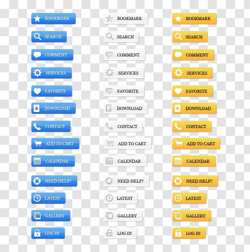 Web Button 2.0 Drop-down List - Design - UI Collection Transparent PNG