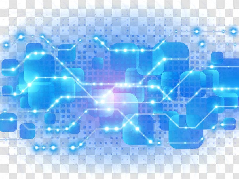 Light Blue Technology - Science And - Effect Background Decoration Transparent PNG