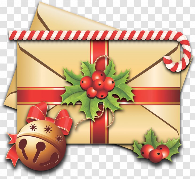Christmas Ornament Wedding Invitation Santa Claus Envelope - Letter Transparent PNG