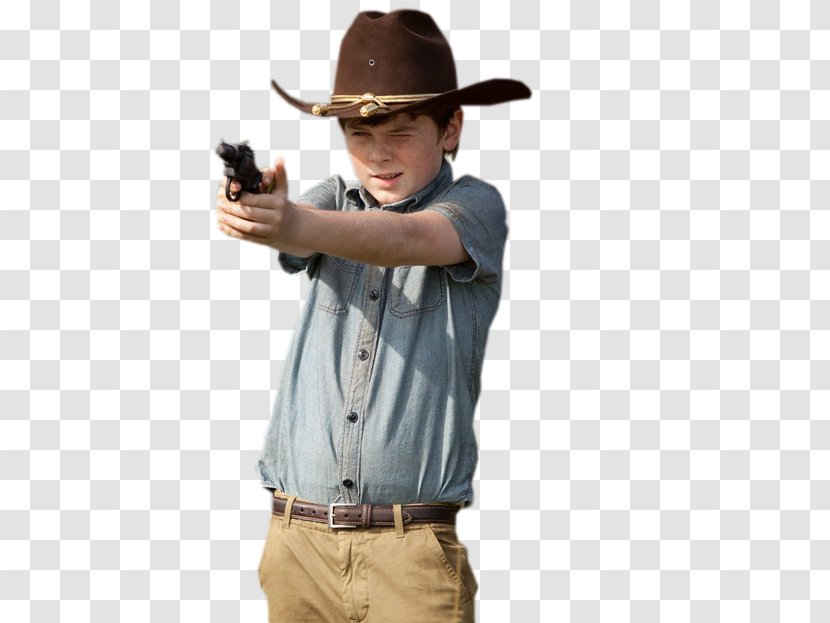 Chandler Riggs Carl Grimes The Walking Dead Daryl Dixon Rick - Cowboy Hat - Lucille Transparent PNG