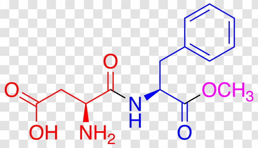 Aspartame Controversy Phenylalanine Sugar Substitute Aspartic Acid - Chemistry - Structural Formula Transparent PNG
