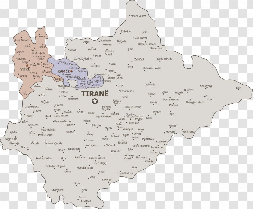 Dajti Counties Of Albania Wikimedia Foundation Commons Tirana City Hall - Ecoregion - County Transparent PNG