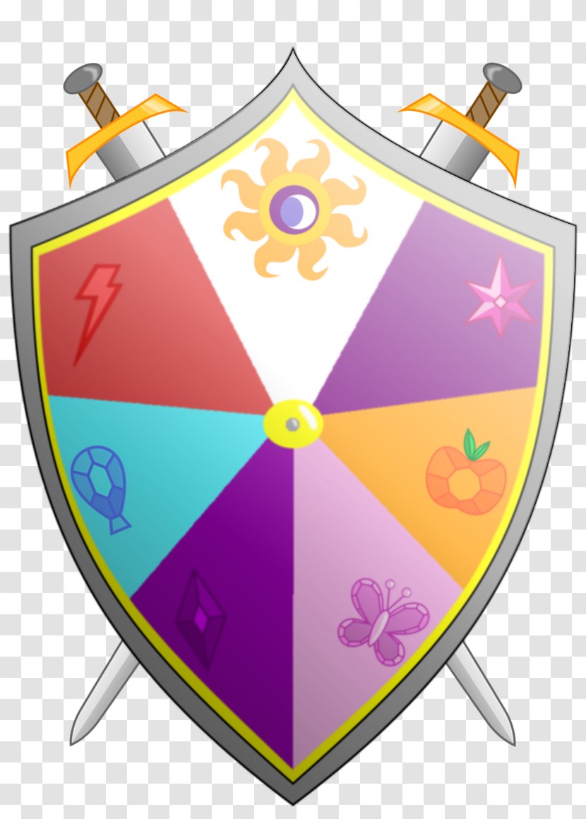 Pinkie Pie Rarity Shield Coat Of Arms Image - Mark Transparent PNG
