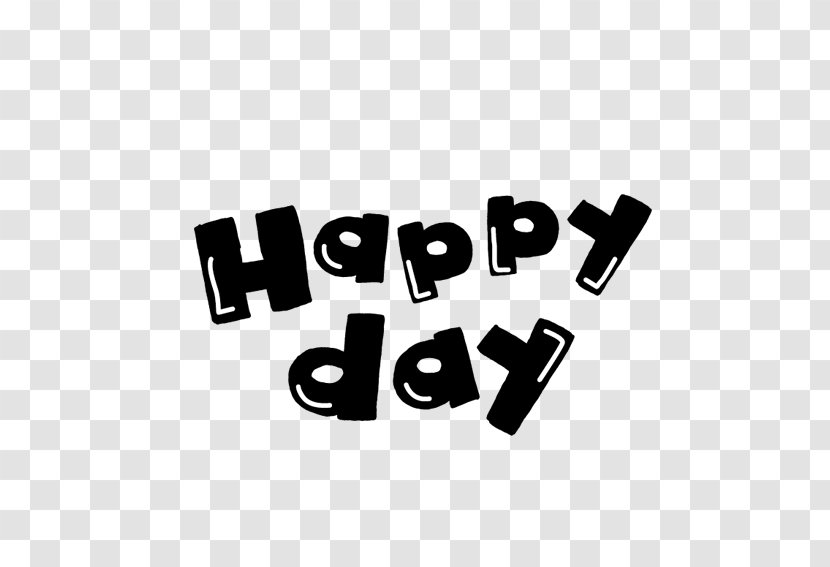 A Happy Day - Black - Iphone Transparent PNG