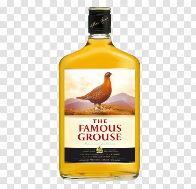 Blended Whiskey Scotch Whisky The Famous Grouse Alcoholic Drink - Vodka Transparent PNG