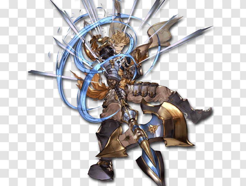 Granblue Fantasy Lancelot Character Chocolate Mobage - Knight - Game Asset Transparent PNG