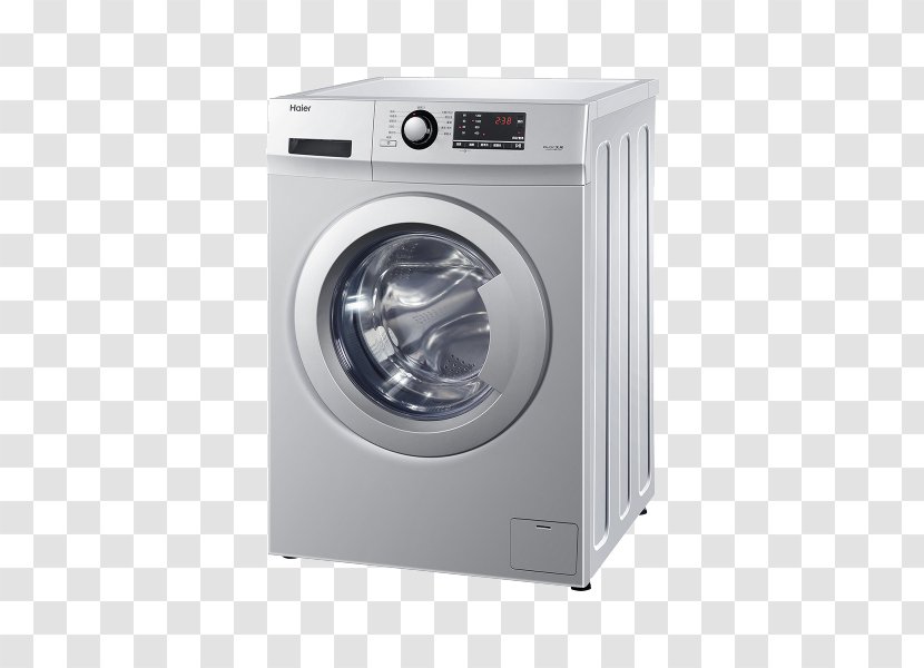 Washing Machine Clothes Dryer Haier Home Appliance - Full Automatic Large Capacity Drum Transparent PNG