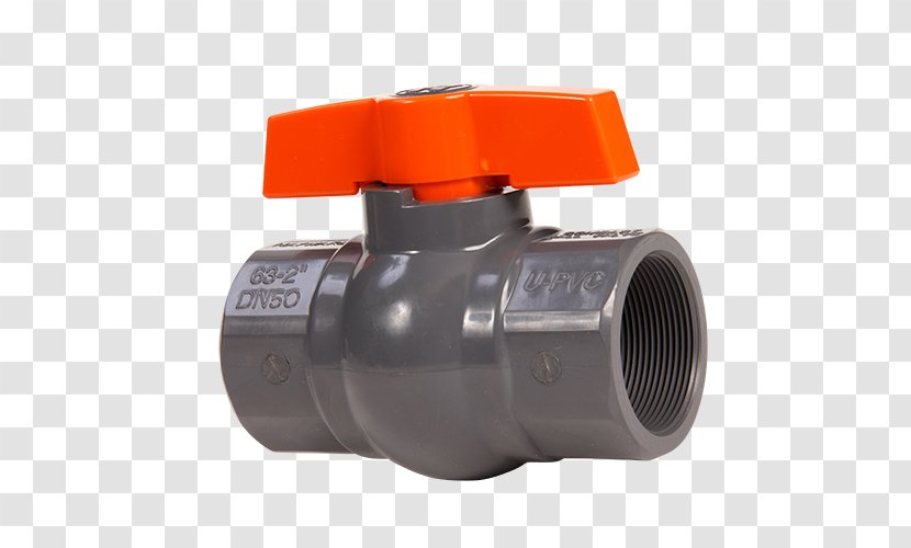 Ball Valve Plastic Polyvinyl Chloride Control Valves - Chlorinated - Connection Pool Transparent PNG