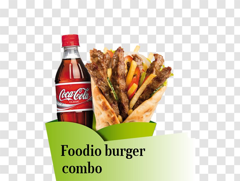 Fizzy Drinks Coca-Cola Fast Food Flavor Plastic Bottle - Burguer Combo Transparent PNG