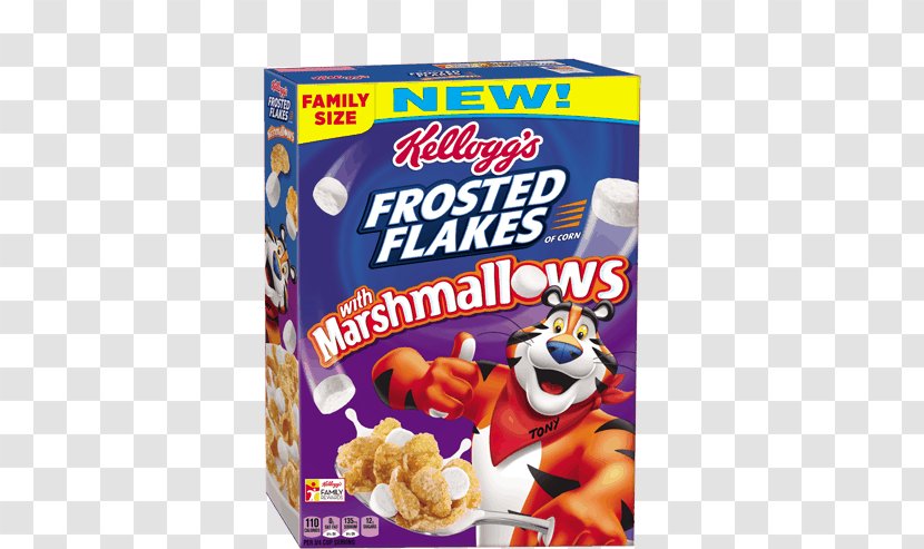 Frosted Flakes Breakfast Cereal Corn Kellogg's Marshmallow Transparent PNG