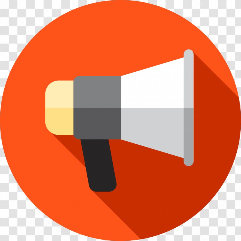 Digital Marketing Advertising - Red - Megaphone Transparent PNG