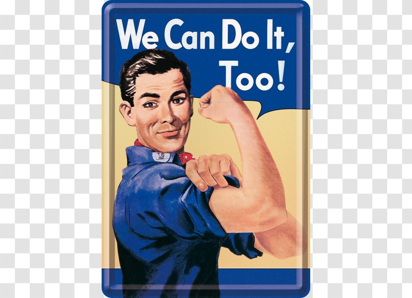 We Can Do It! J. Howard Miller Second World War Rosie The Riveter Paper - United States - It Transparent PNG