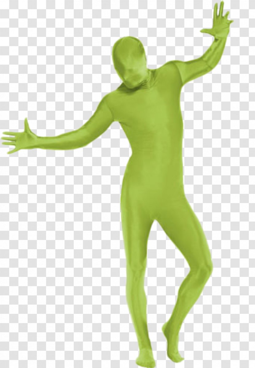 Costume Bodysuit Zentai Clothing - Green - Body Skin Transparent PNG