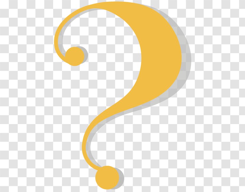 Question Mark Yellow Check - Qustion Marks Transparent PNG