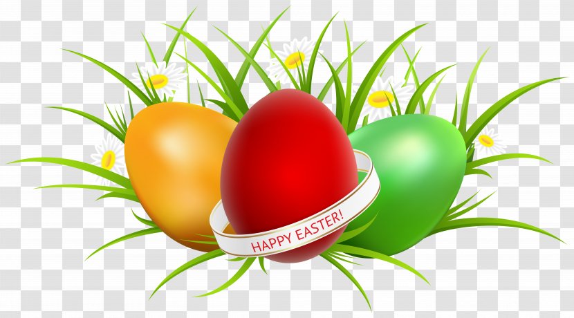 Easter Egg Background - Fruit Tomato Transparent PNG
