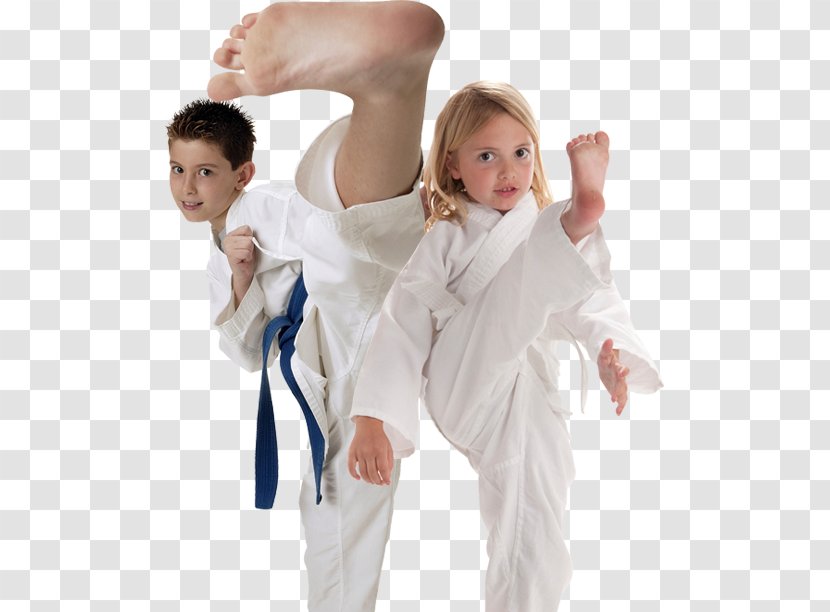 Dobok Taekwondo Karate Martial Arts Kick - Silhouette - Learning Transparent PNG