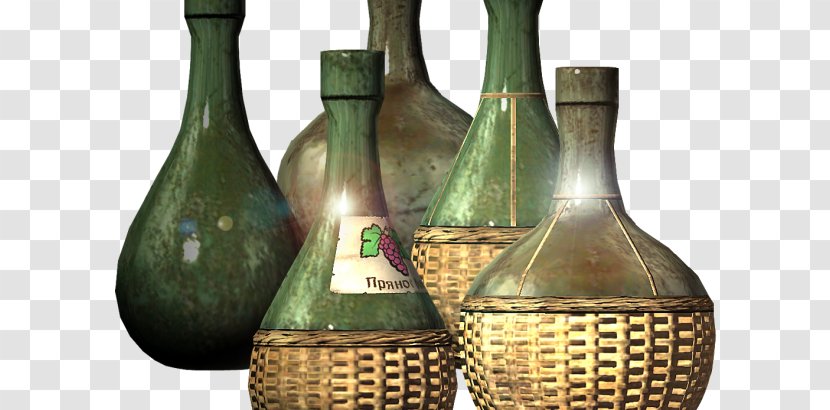 Wine Glass Bottle Tarragon - Artifact Transparent PNG