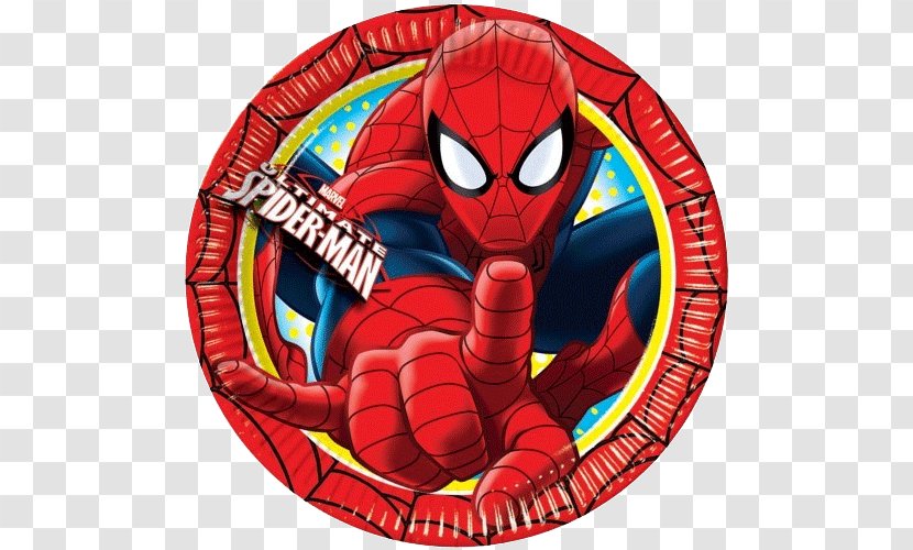Ultimate Spider-Man Superhero Cloth Napkins Plate - Cars - Spider-man Transparent PNG