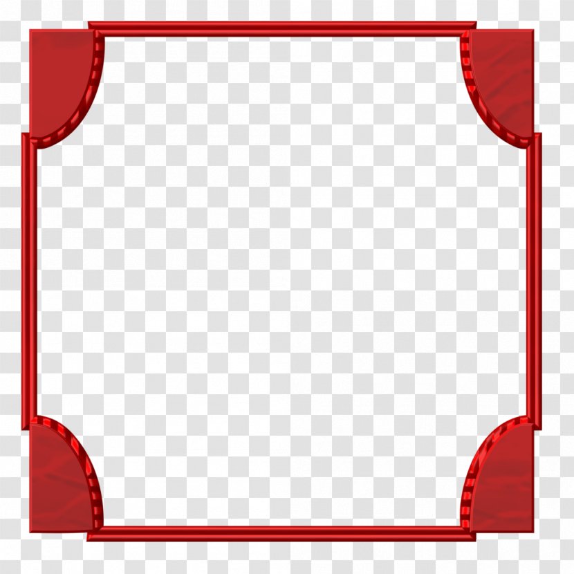 Picture Frames Red Clip Art - Frame Transparent PNG