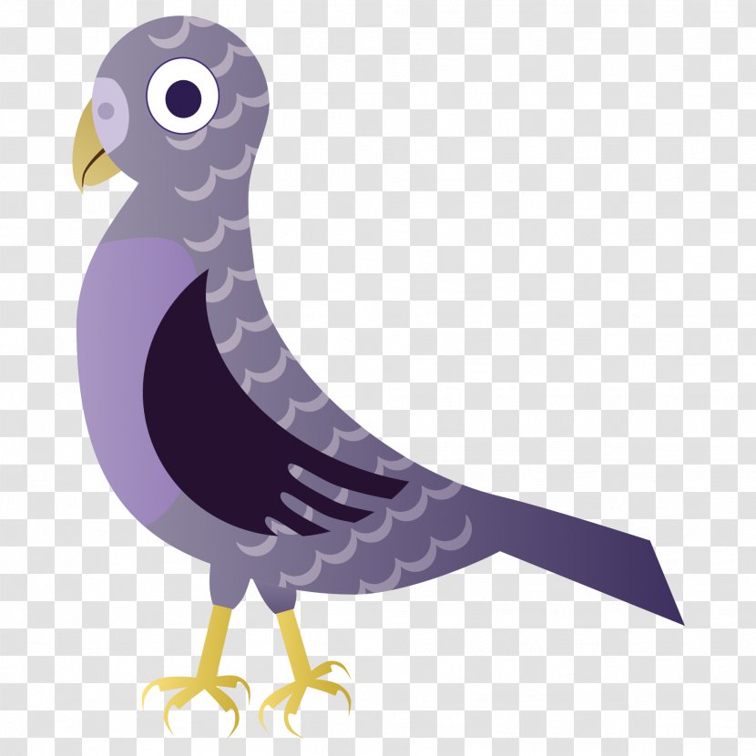 Clip Art - Inkscape - Purple Sparrow Transparent PNG