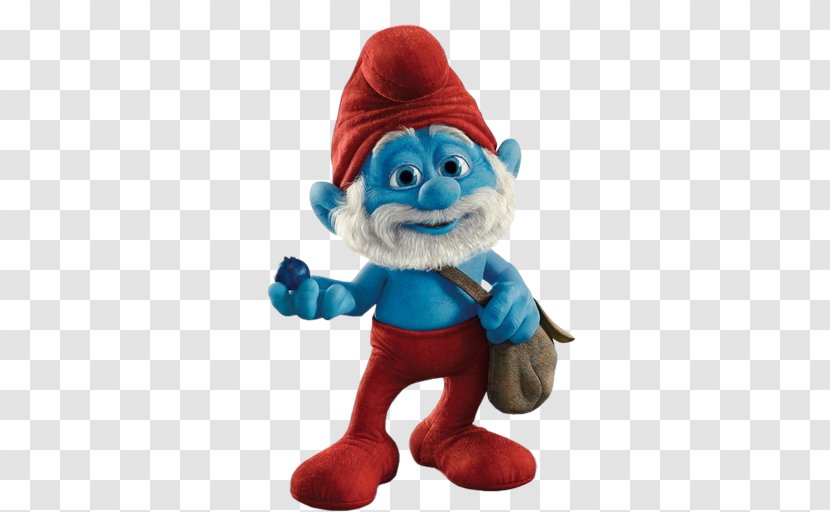 Papa Smurf Brainy Smurfette Clumsy The Smurfs - Stuffed Toy - Os Transparent PNG
