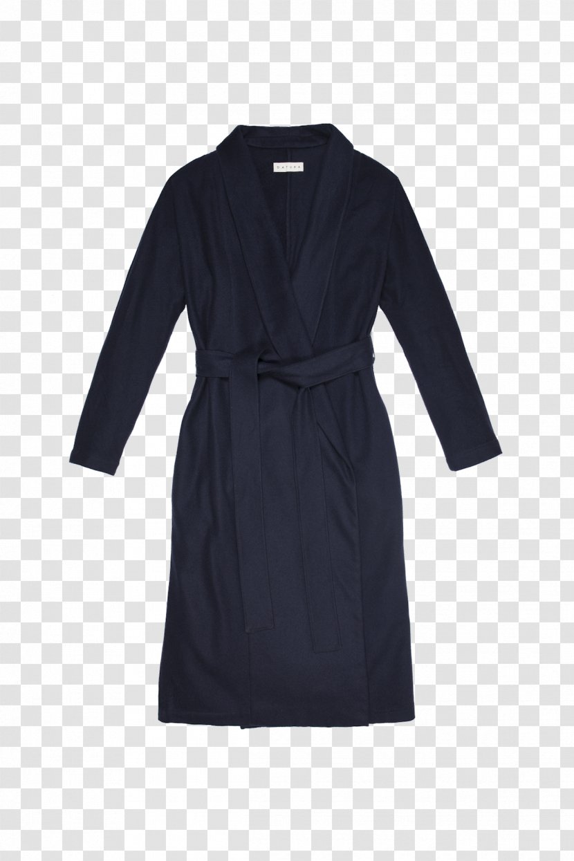 Robe Sleeve Coat Dress Black M - Day - Blue Transparent PNG