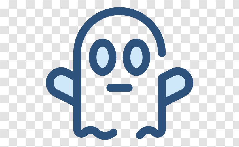 Emoticon Line Clip Art - Text - Ghost Icon Transparent PNG