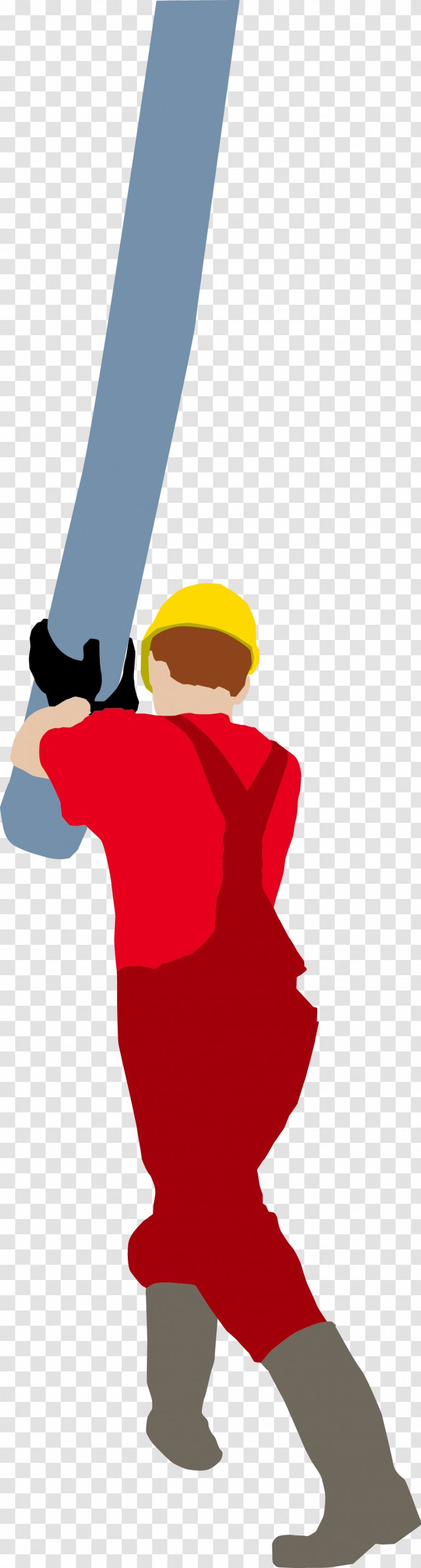 Laborer Clip Art - Fictional Character - Vector Man Figure Transparent PNG