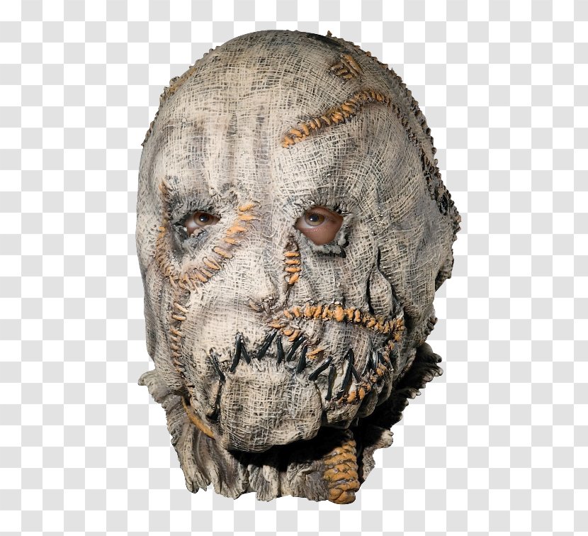 Scarecrow Batman Latex Mask Halloween Costume - Jack Skellington Transparent PNG
