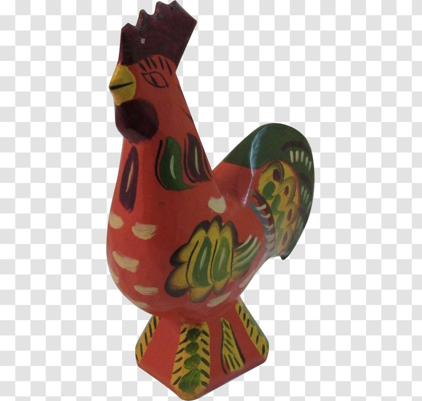 Rooster Folk Art Wood Carving Painting - Sweden - Hand-painted Chicken Transparent PNG