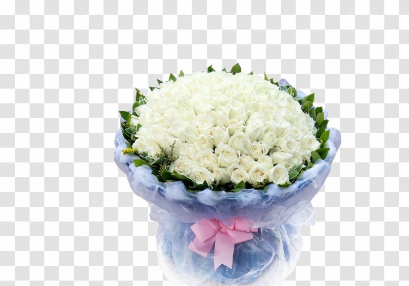 Hohhot Ordos City Beach Rose Hezhou Flower Bouquet - A Of White Roses Transparent PNG