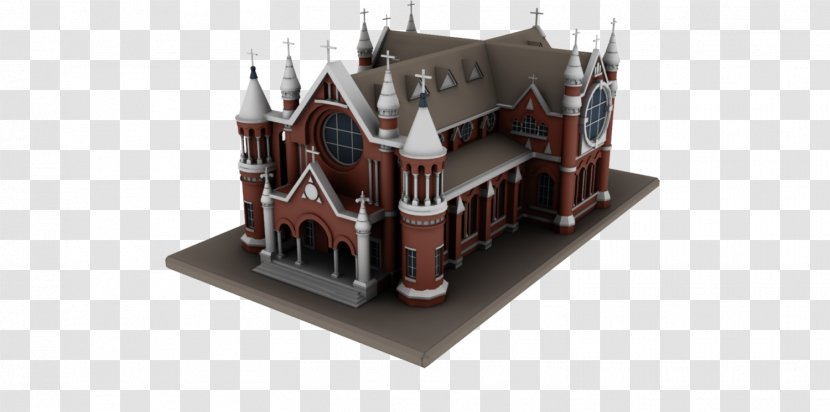 3D Modeling Church Computer Graphics Building Information - Polygon Mesh Transparent PNG