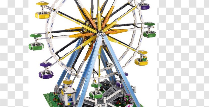 Lego Creator LEGO 10247 Ferris Wheel Toy Block - Construction Set - Full Transparent PNG